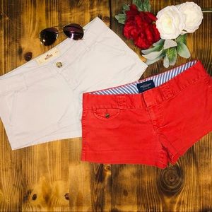 2 Pair of Low Rise Shorts